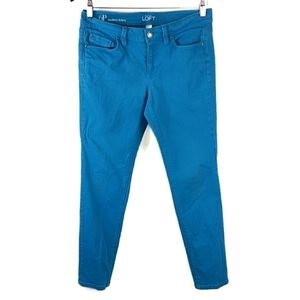 Ann Taylor Loft Modern Skinny Size 6 Petite Blue